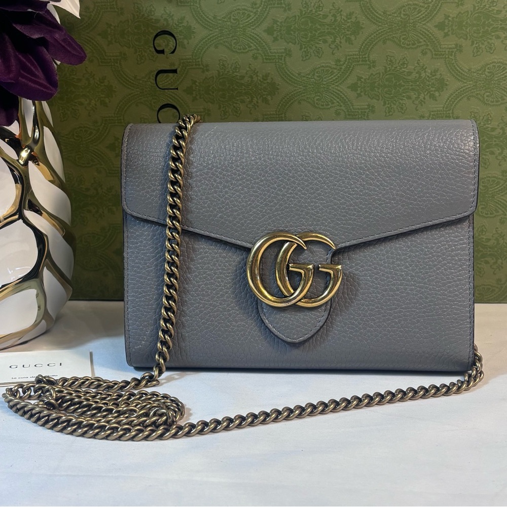 Gorgeous Gucci Marmont Woc Gray